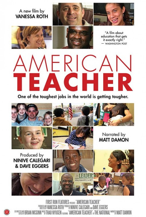 1000 piece jigsaw puzzle for the movie poster: American Teacher (2011)