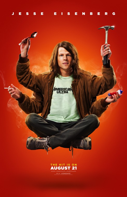 1000 piece jigsaw puzzle for the movie poster: American Ultra (2015) ver4