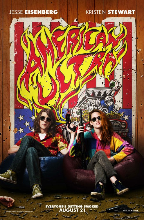 1000 piece jigsaw puzzle for the movie poster: American Ultra (2015) ver5