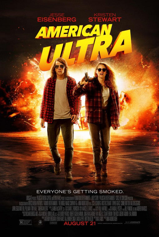 1000 piece jigsaw puzzle for the movie poster: American Ultra (2015) ver6
