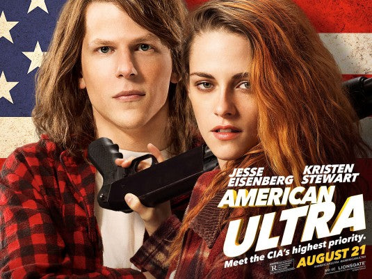 1000 piece jigsaw puzzle for the movie poster: American Ultra (2015) ver7