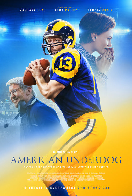 1000 piece jigsaw puzzle for the movie poster: American Underdog (2021) ver2