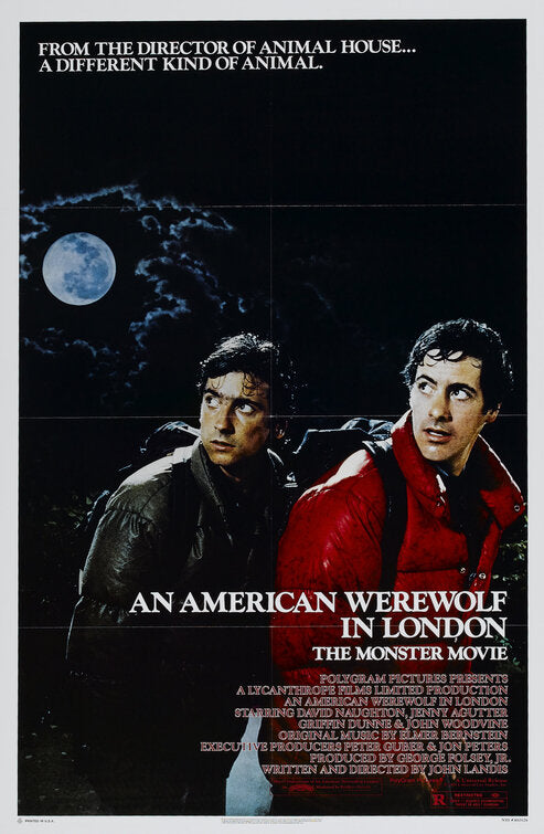 the movie poster: An American Werewolf in London (1981)