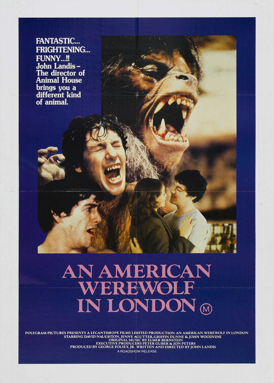 1000 piece jigsaw puzzle for the movie poster: An American Werewolf in London (1981) ver7
