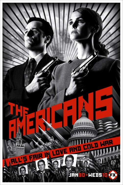 1000 piece jigsaw puzzle for tv poster: The Americans