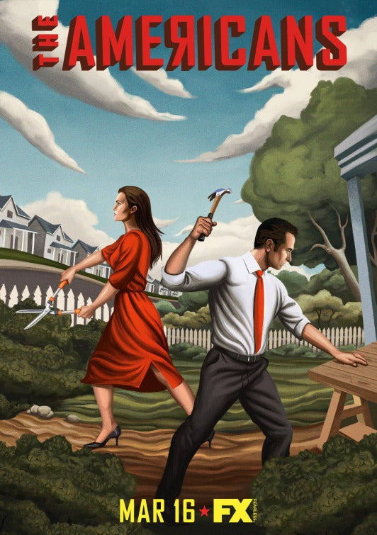 1000 piece jigsaw puzzle for tv poster: The Americans, ver9