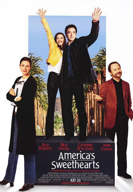 the movie poster: America's Sweethearts (2001)