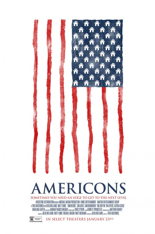 1000 piece jigsaw puzzle for the movie poster: Americons (2015)