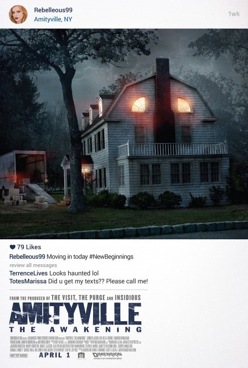 1000 piece jigsaw puzzle for the movie poster: Amityville: The Awakening (2017)