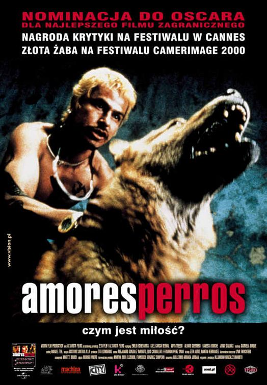 the movie poster: Amores Perros (2000) ver2