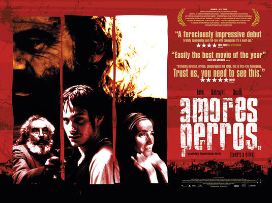 the movie poster: Amores Perros (2000) ver3