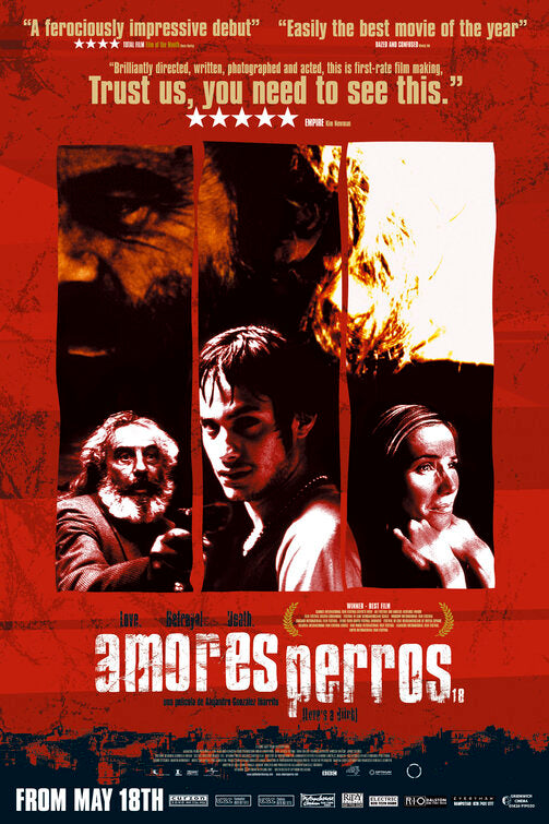 1000 piece jigsaw puzzle for the movie poster: Amores Perros (2000) ver5