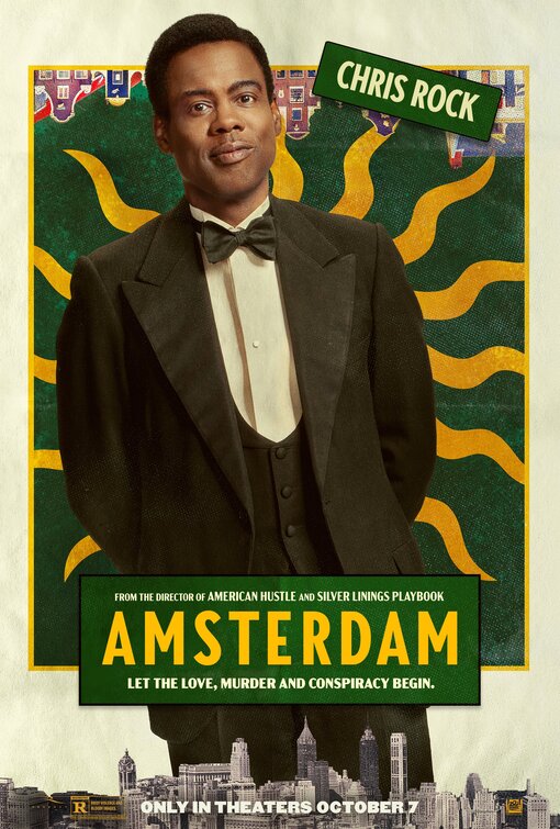 1000 piece jigsaw puzzle for the movie poster: Amsterdam (2022) ver15
