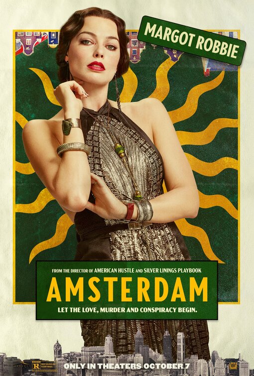 1000 piece jigsaw puzzle for the movie poster: Amsterdam (2022) ver4