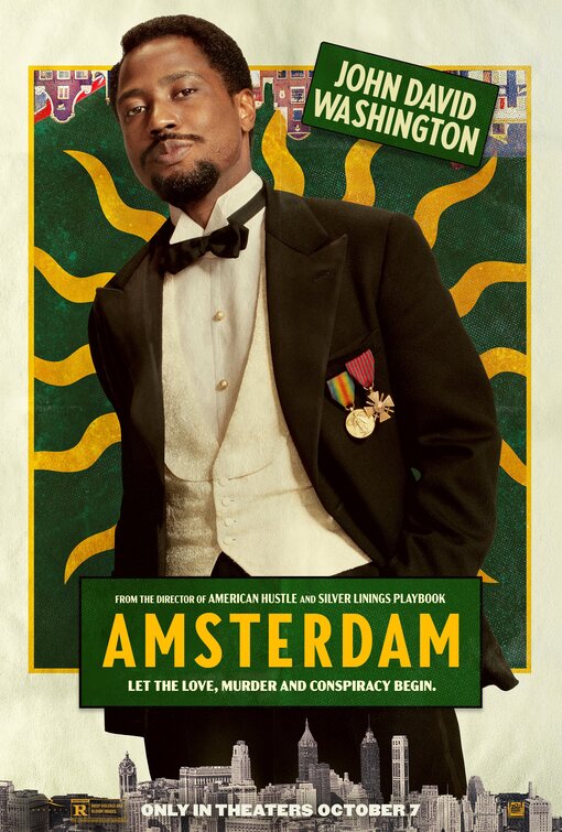 1000 piece jigsaw puzzle for the movie poster: Amsterdam (2022) ver5