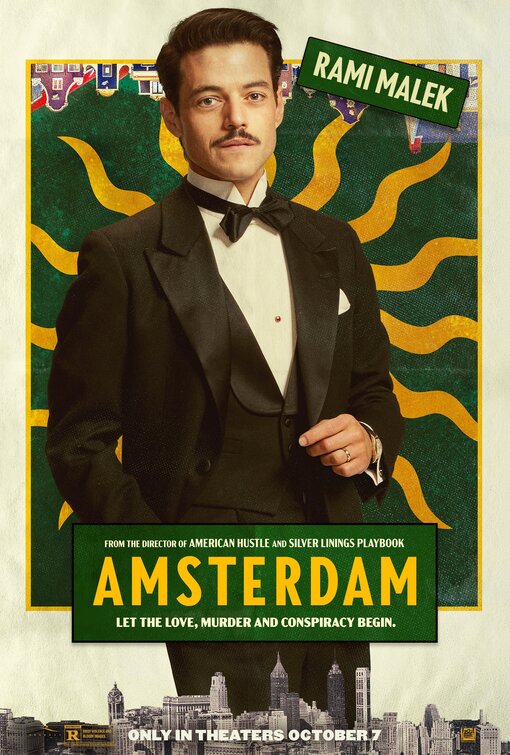 1000 piece jigsaw puzzle for the movie poster: Amsterdam (2022) ver7