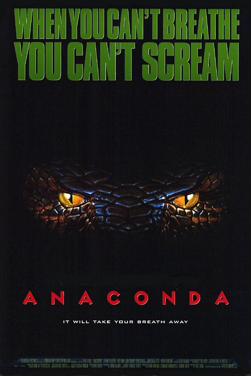 the movie poster: Anaconda (1997) ver2