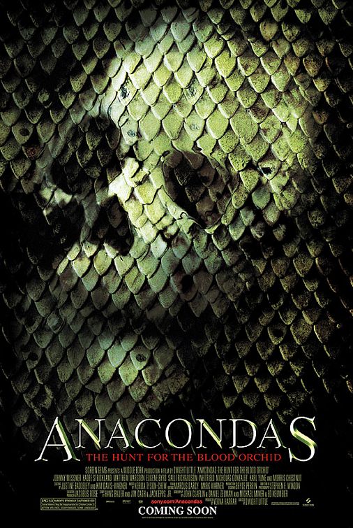 the movie poster: Anacondas: The Hunt for the Blood Orchid (2004)