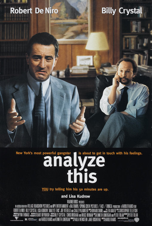 the movie poster: Analyze This (1999)