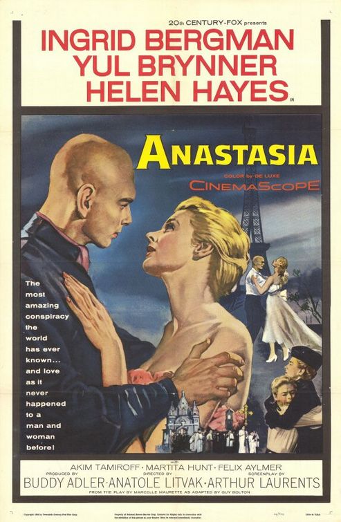 the movie poster: Anastasia (1956)