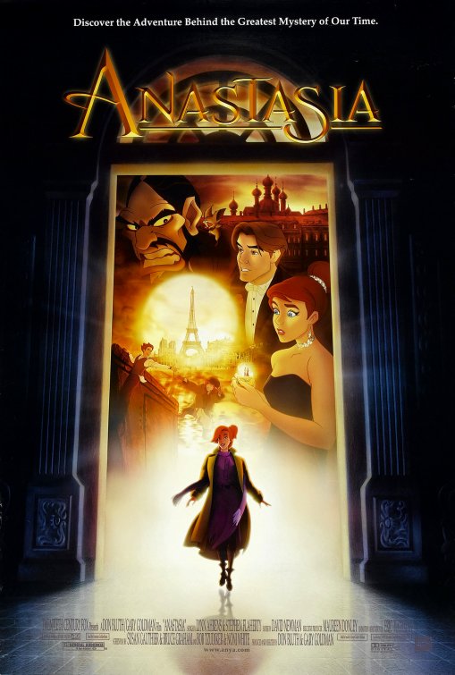 1000 piece jigsaw puzzle for the movie poster: Anastasia (1997) ver2