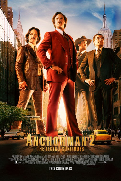 1000 piece jigsaw puzzle for the movie poster: Anchorman 2 (2013) ver2