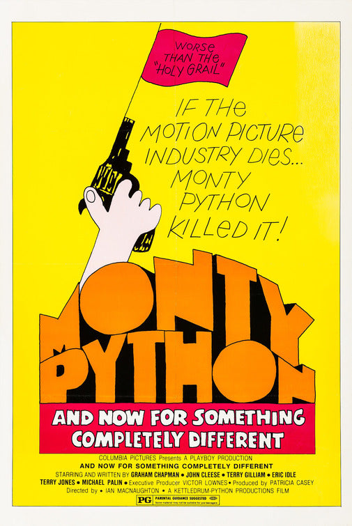 the movie poster: And Now for Something Completely Different (1972)