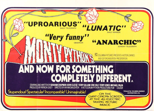 1000 piece jigsaw puzzle for the movie poster: And Now for Something Completely Different (1972) ver3