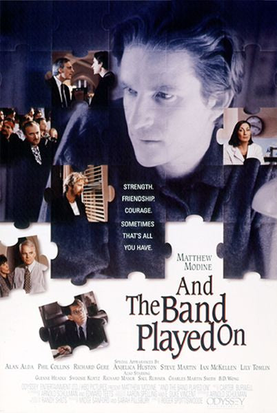 the movie poster: And the Band Played On (1993)