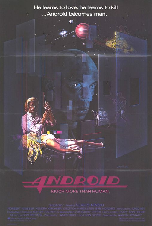 the movie poster: Android (1982)