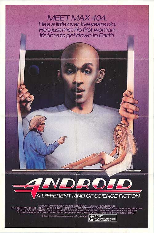 the movie poster: Android (1982) ver2