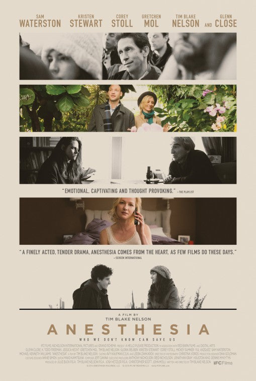 1000 piece jigsaw puzzle for the movie poster: Anesthesia (2016)