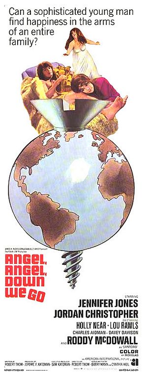 the movie poster: Angel, Angel, Down We Go (1969) ver2