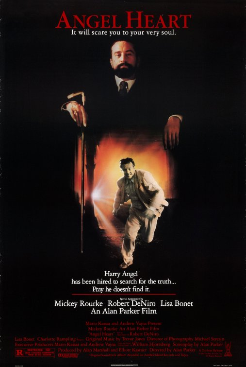 1000 piece jigsaw puzzle for the movie poster: Angel Heart (1987)