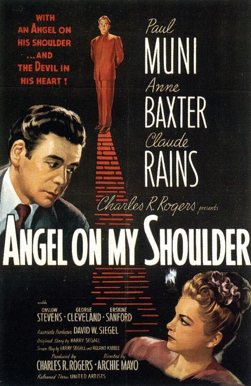 the movie poster: Angel on My Shoulder (1946)