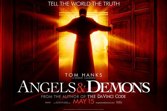 1000 piece jigsaw puzzle for the movie poster: Angels & Demons (2009) ver6