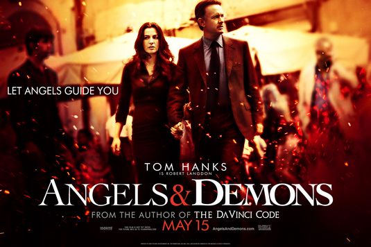 1000 piece jigsaw puzzle for the movie poster: Angels & Demons (2009) ver8