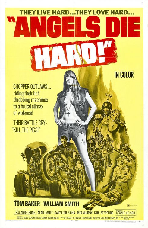 the movie poster: Angels Die Hard (1970)