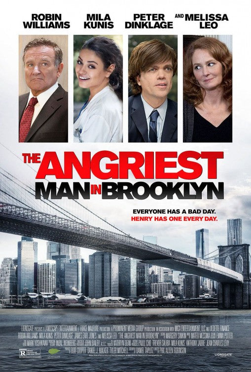 1000 piece jigsaw puzzle for the movie poster: The Angriest Man in Brooklyn (2014)