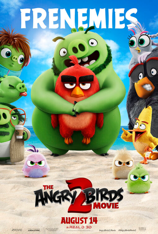 1000 piece jigsaw puzzle for the movie poster: The Angry Birds Movie 2 (2019) ver10