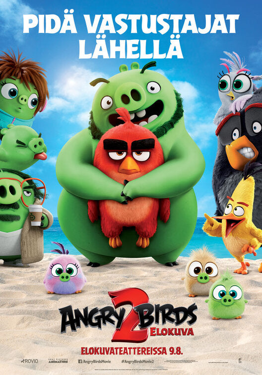 1000 piece jigsaw puzzle for the movie poster: The Angry Birds Movie 2 (2019) ver18