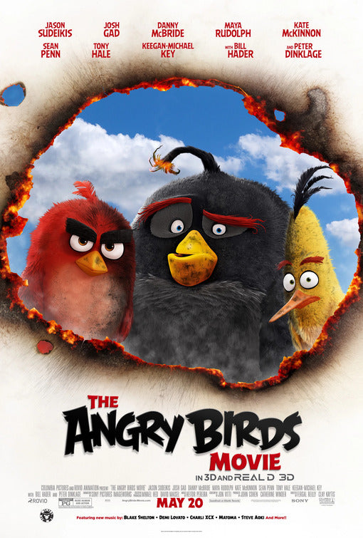 1000 piece jigsaw puzzle for the movie poster: Angry Birds (2016) ver11