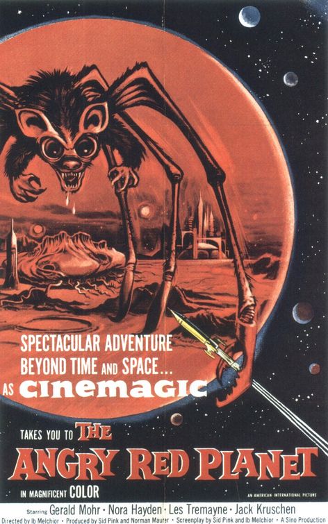 the movie poster: The Angry Red Planet (1960)