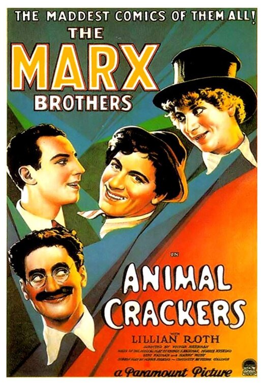the movie poster: Animal Crackers (1930)