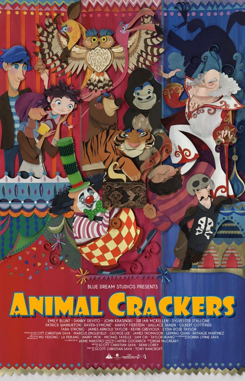 1000 piece jigsaw puzzle for the movie poster: Animal Crackers (2018) ver5