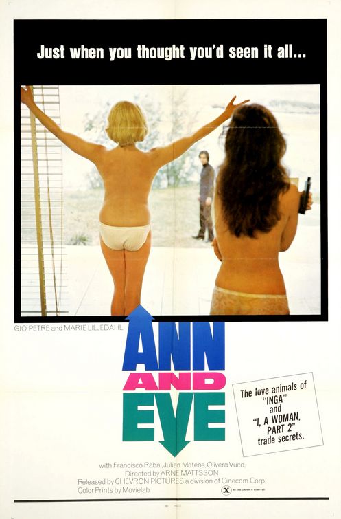 the movie poster: Ann and Eve (1970)