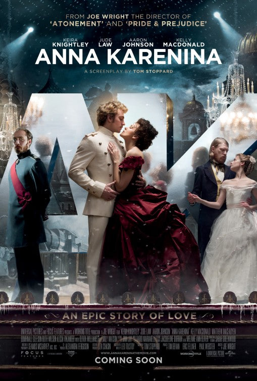 1000 piece jigsaw puzzle for the movie poster: Anna Karenina (2012)