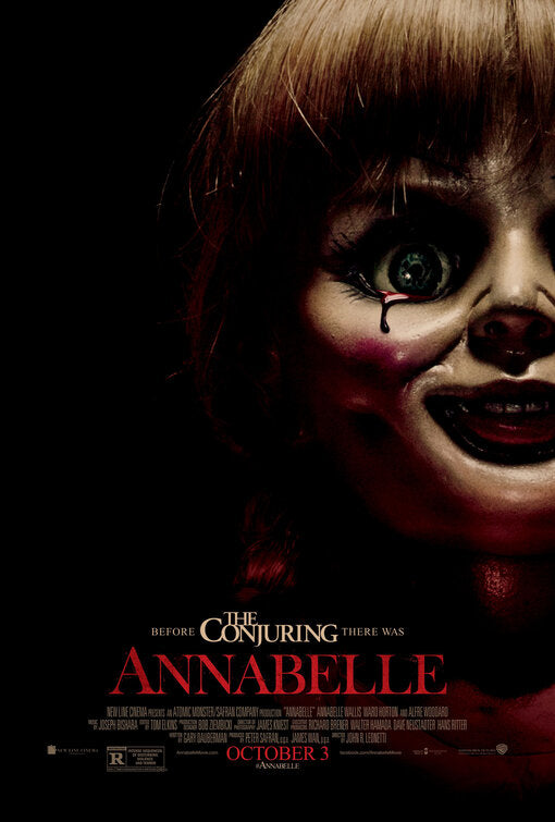 1000 piece jigsaw puzzle for the movie poster: Annabelle (2014)