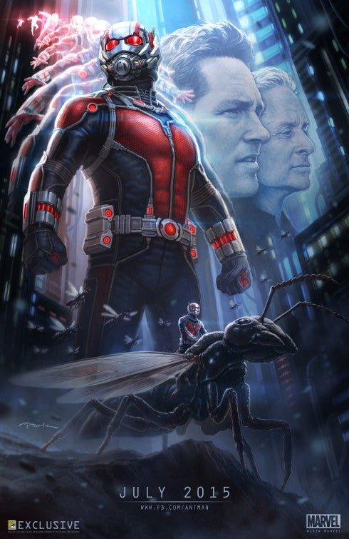 1000 piece jigsaw puzzle for the movie poster: Ant-Man (2015)