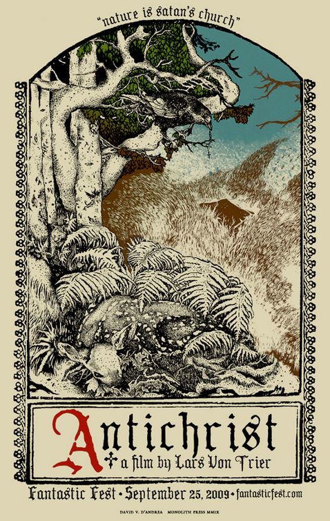 1000 piece jigsaw puzzle for the movie poster: Antichrist (2009) ver7